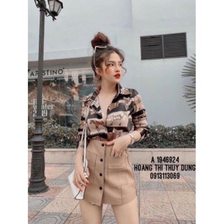 Áo sơ mi hoạ tiết hàng đẹp ( hot trend )