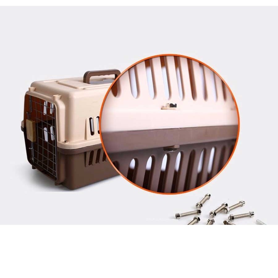Lồng hàng không CTVD Size 3 có bánh xe Lồng vận chuyển chó mèo thú cưng loại lớn