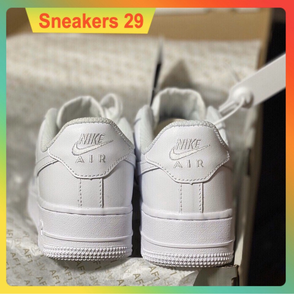 Giày AFI SNEAKER DA TRẮNG chất liệu da miếng chống nhăn dễ phối đồ phong cách thể thao