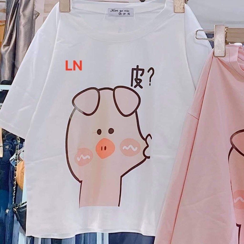 áo thun croptop lợn bị bẹo má Ln | BigBuy360 - bigbuy360.vn