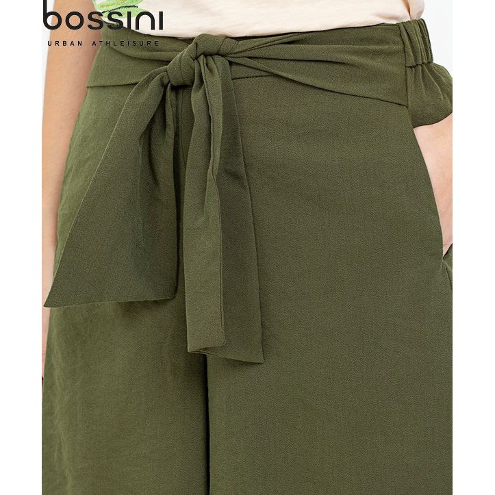 [Mã LT50 giảm 50k đơn 250k] Quần short lưng thun ống rộng nữ Bossini 621404040
