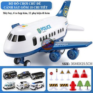 Đồ Chơi Mô Hình Máy Bay Chạy Đà + PIN Theo Chủ Đề (Đa Chức Năng, Hoạt Động Bằng PIN, Hàng Cao Cấp)