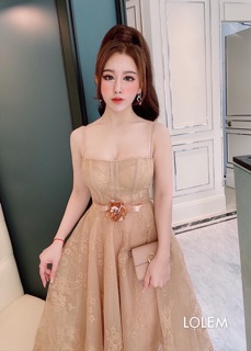 Đầm Ren Dự Tiệc Kèm Ảnh Thật