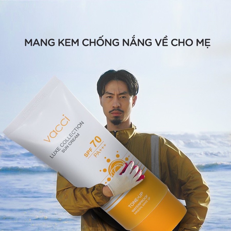 KEM CHỐNG NẮNG VACCI MẶT & TOÀN THÂN - LUXE COLLECTION SUN CREAM SPF70 PA++