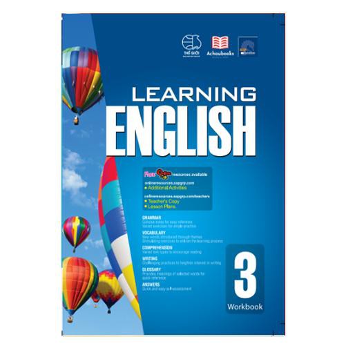 Sách: Learning English - Tiếng Anh Lớp 3 và Lớp 4 ( 8 - 10 tuổi )