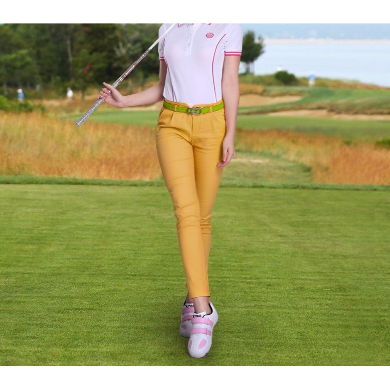 Quần Dài Golf Nữ Một Màu - Golf Trousers For Lady - KUZ013