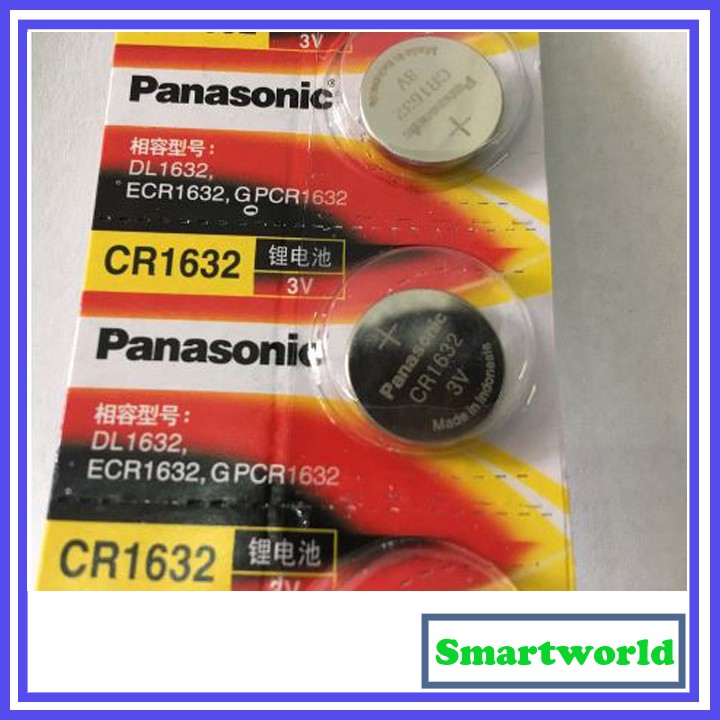  Pin Cúc Áo Panasonic CR1620, CR1616, CR1220, CR2430 3V Lithium