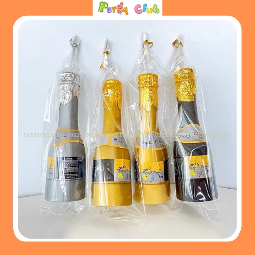 Phụt giấy hình chai rượu tạo bất ngờ