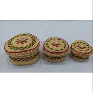 Bộ 3 hộp cói trái tim