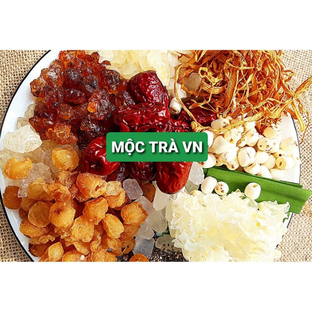 RẺ VÔ ĐỊCH set lớn, 13 nguyên liệu chè dưỡng nhan, nấu 20 người ăn, chè tuyết yến dưỡng nhan