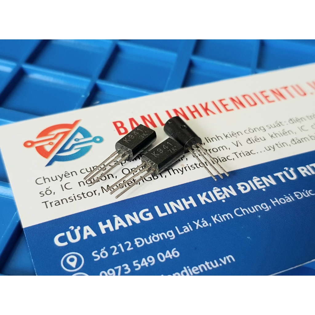 [Combo 3 chiếc] K941 2SK941 Mosfet Kênh N 0.6A 100V TO-92MOD