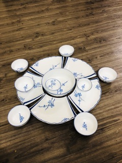 Set đồ ăn cuốn thư 5 cánh