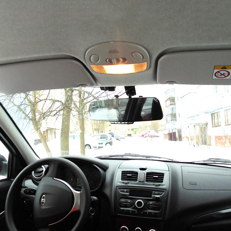 Gương Chiếu Hậu Tích Hợp Camera Kép Dvr 1080P HD 4.3 Inch Cho Xe Hơi | BigBuy360 - bigbuy360.vn