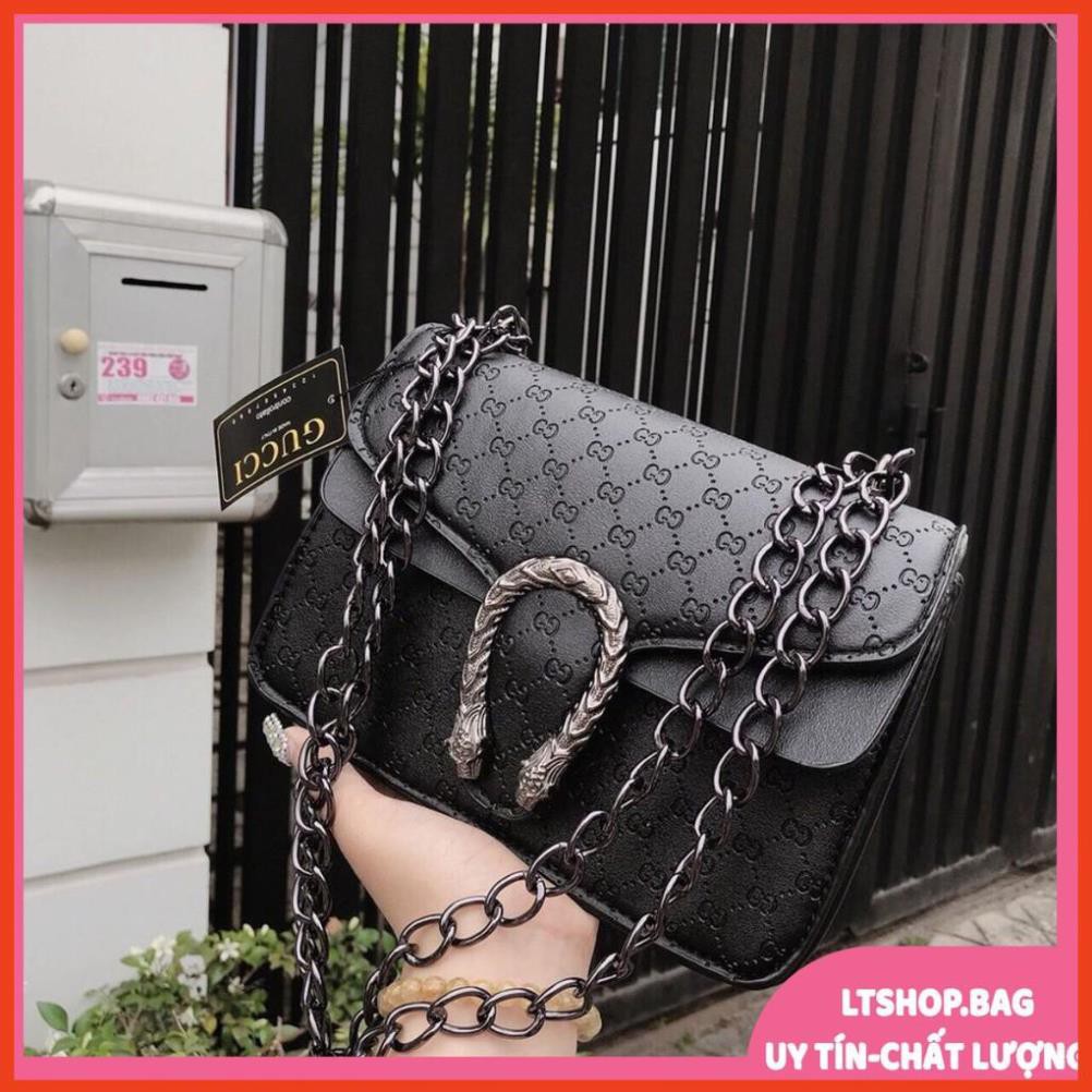 Túi Xách Nữ Khoá Rồng Da Cao Cấp Size 22cm