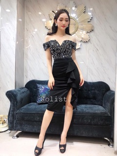 Đầm kimsa ôm body 