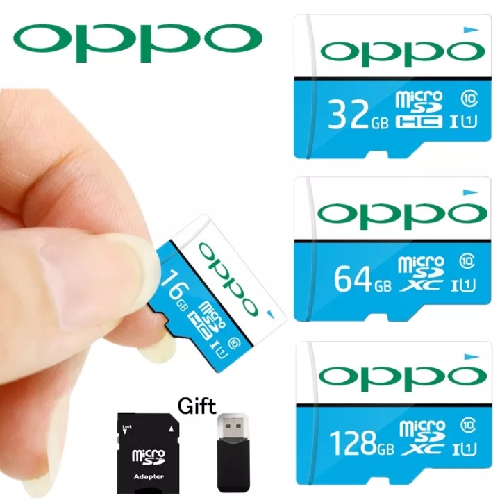 OPPO memory stick Micro-SD CARD ♥Thẻ Nhớ SD Class10 UHS-I Tốc Độ Cao 512GB / 256GB / 128GB / 64GB / 32GB / 16GB Micro SD Dành Cho Máy Tính