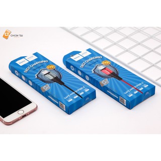 Cáp sạc Hoco X38 (Lightning, Type-C) dài 1m sạc siêu nhanh - Hàng chính hãng