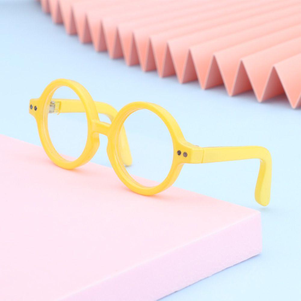YVE Mắt Kính Gọng Tròn Màu Sắc Ngọt Ngào Cho Búp Bê
