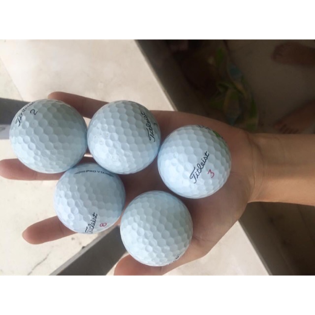 Combo 10 Bóng Titleist cũ hàng đẹp-  giá tốt