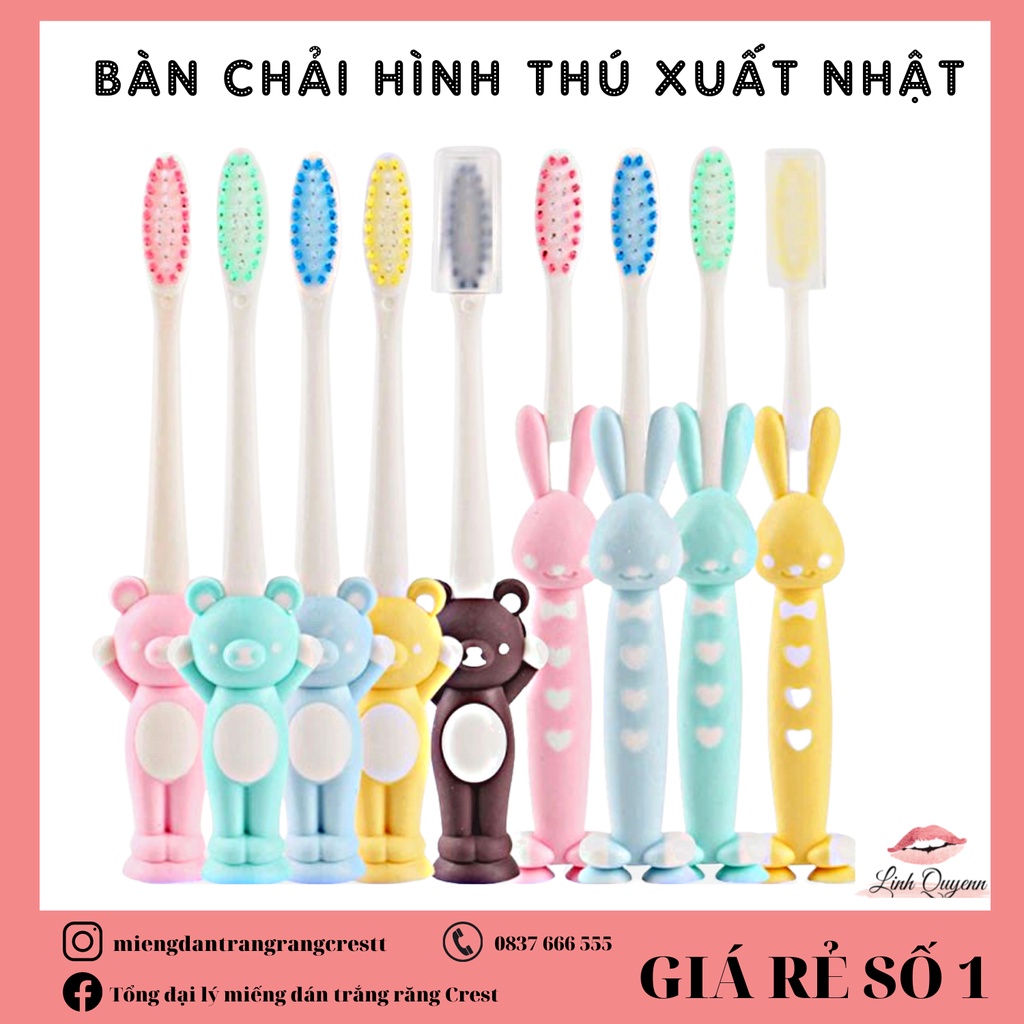 Bàn Chải Hình Thú Xuất Nhật