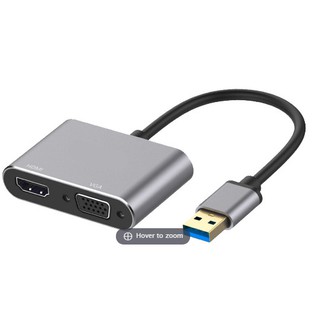 CÁP CHYỂN USB 3.0 TO HDMI/VGA