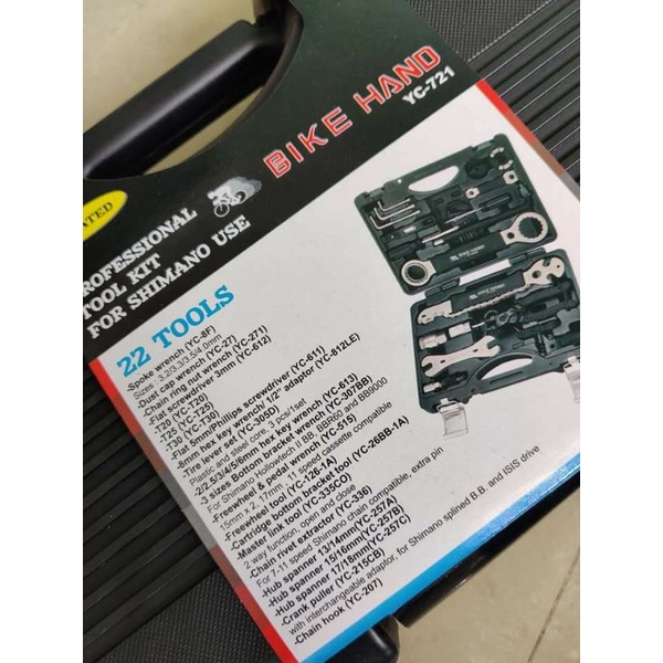 Bộ dụng cụ sửa xe đa năng Bike Hand YC721 Đài Loan chính hãng