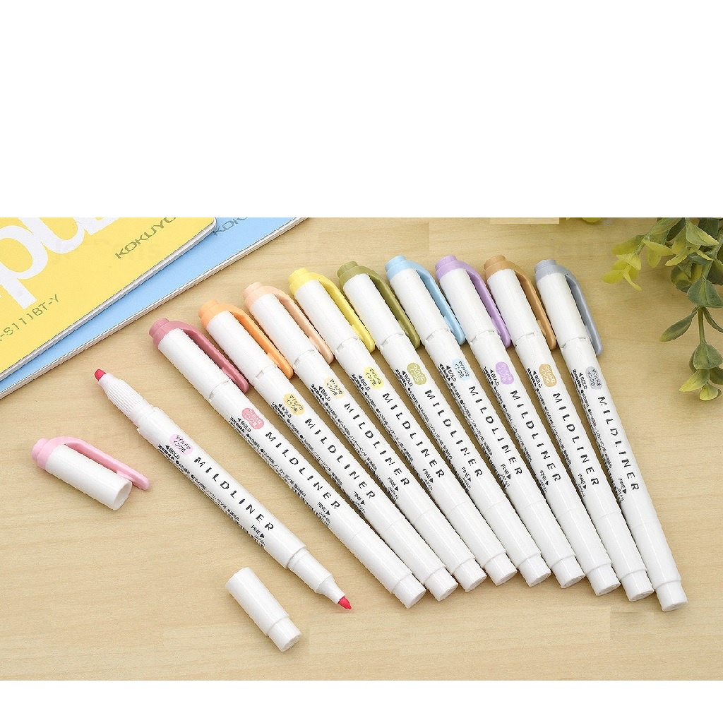 Bút highlight hai đầu Zebra Mildliner Double-Sided Highlighter – Màu be natural