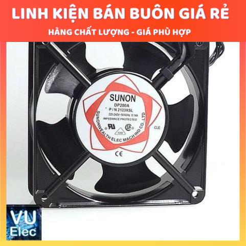 Quạt Tản Nhiệt SUNON 12x12x4Cm DP200A 220VAC