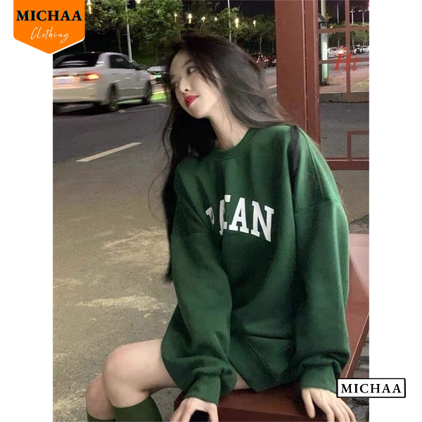 Áo Khoác Nỉ Sweater PAEAN Nam Nữ Ulzzang Unisex Tay Rộng, Áo Form Rộng Thời Trang - MICHAA