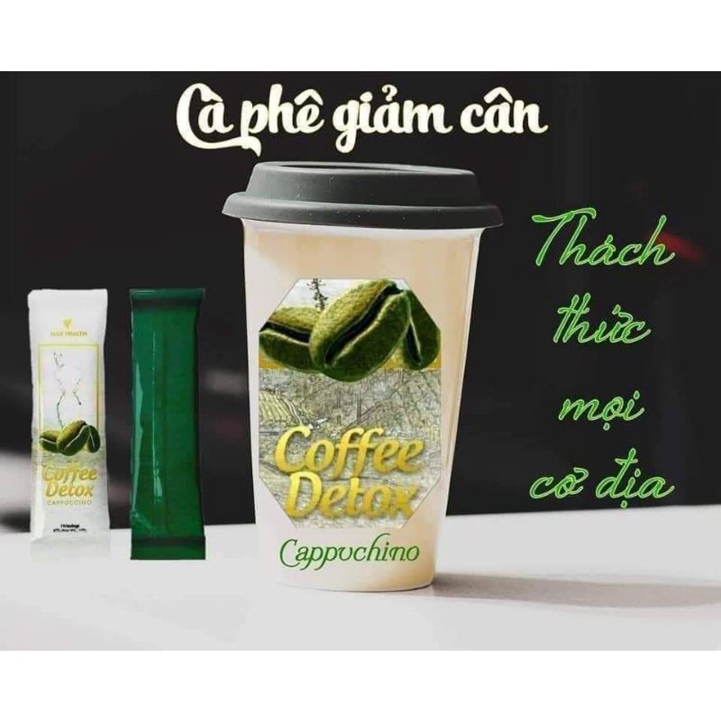 Capuchino Detox - Cà phê xanh giảm cân, đẹp da