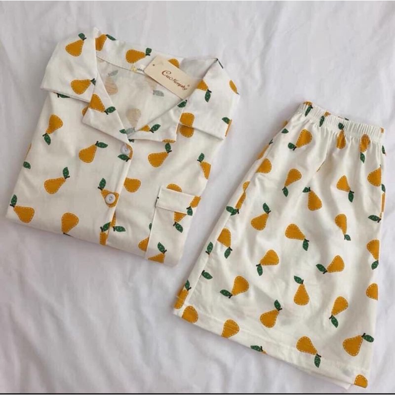 Bộ Ngủ Pijama Hoạt Hình Ullazang, Pijama Bò Sữa ( Kèm Ảnh Thật)