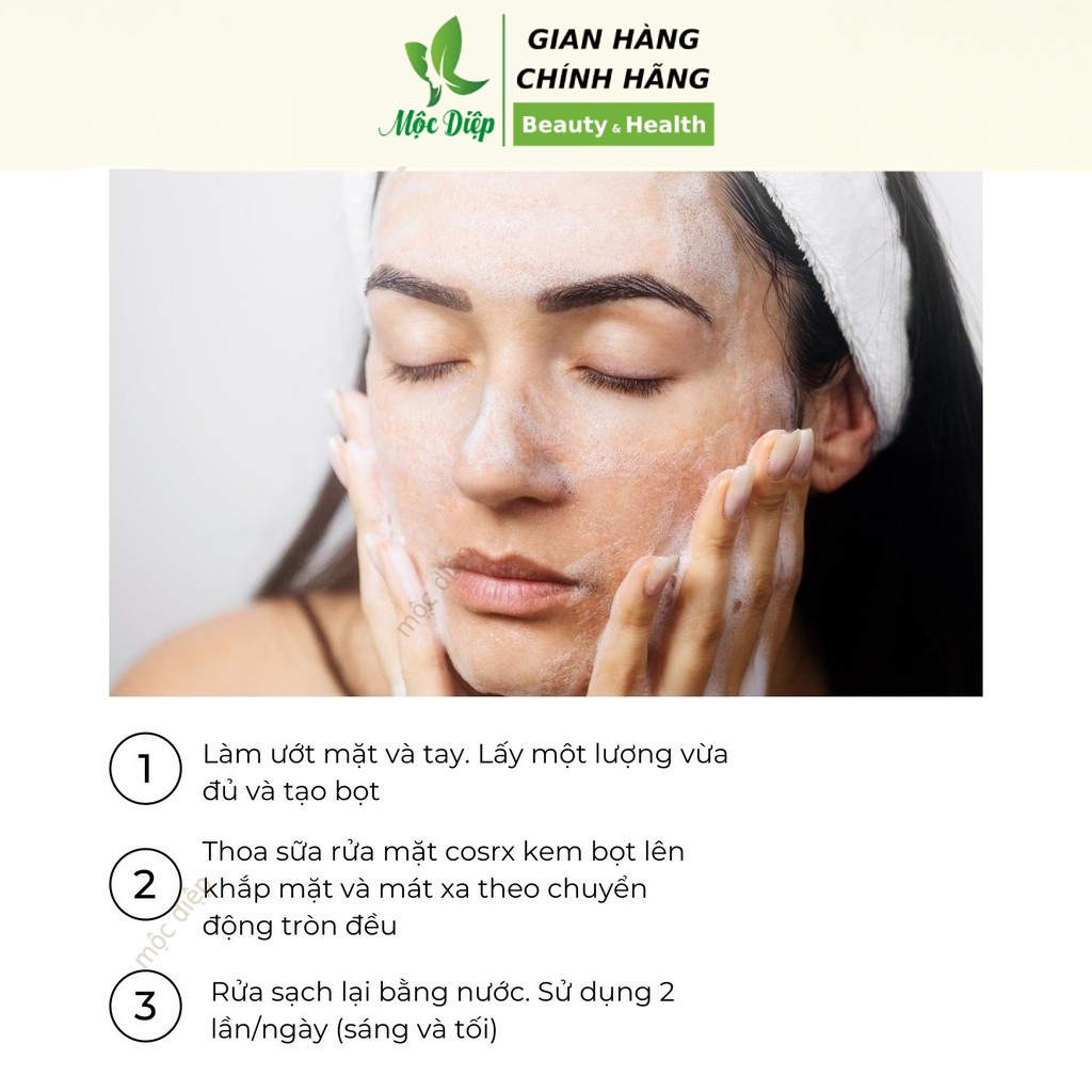 Sữa rửa mặt Cosrx Low Ph Good Morning Gel Cleanser 150ml - Gel rửa mặt low PH dịu nhẹ - Mộc Diệp