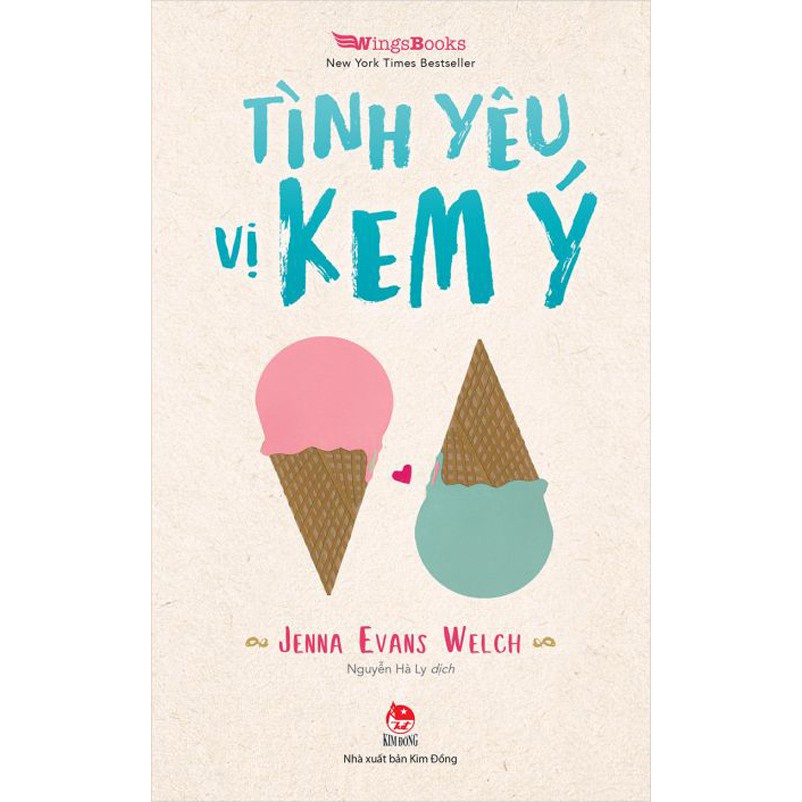 Sách - Tình yêu vị kem Ý - Wingsbooks - nxb Kim Đồng- KDWB14079