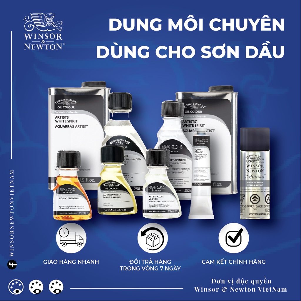 Dung môi chuyên dùng cho sơn dầu Winsor & Newton
