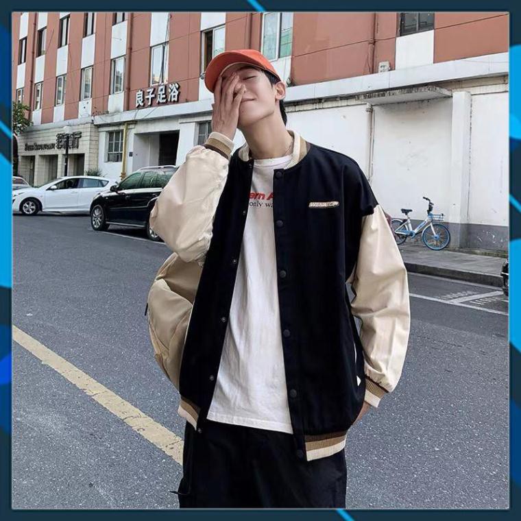 [Form bao Sang] Áo khoác bomber unisex form rộng Wanstop nam nữ ulzzang AG