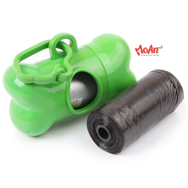 SET HỐT PHÂN CÚN MÈO ( Hộp + 02 cuộn 40 túi nylon)