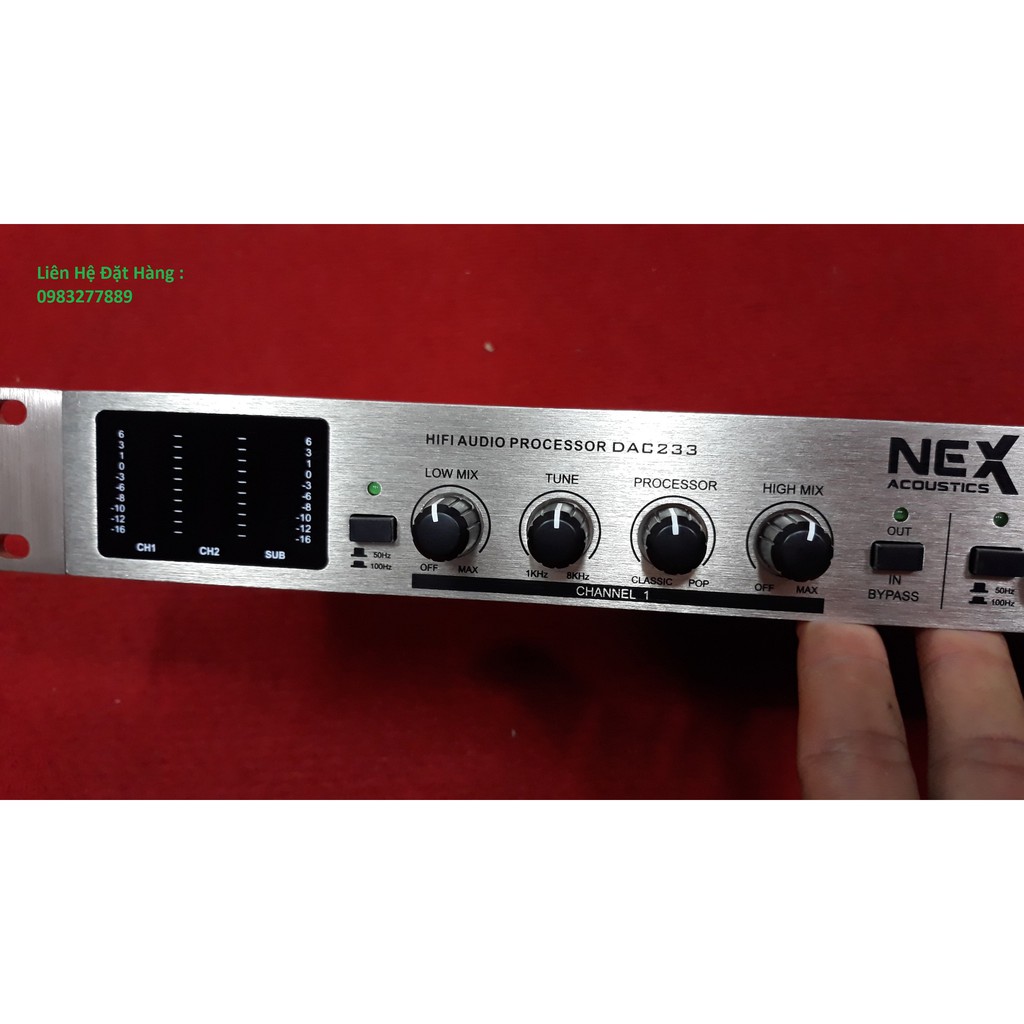 Nâng Tiếng NEX Acoustic DAC 233 lần đầu tiên máy nâng tiếng tích hợp bộ giải mã DAC ( optical, bluetooth), tặng 2 jack c