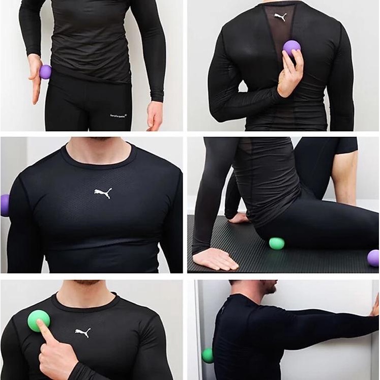 Bóng giãn cơ Ksone Bóng massage cơ sau tập Massage Ball phục hồi cơ hiệu quả chất liệu cao su đàn hồi cao cấp