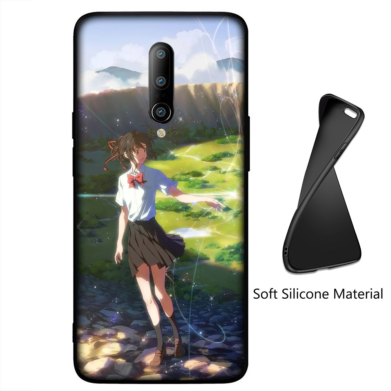 Samsung Galaxy A9 A8 A7 A6 Plus J8 2018 + A21S A70 M20 A6+ A8+ 6Plus Casing Soft Silicone Kiminonawa Your Name anime Phone Case