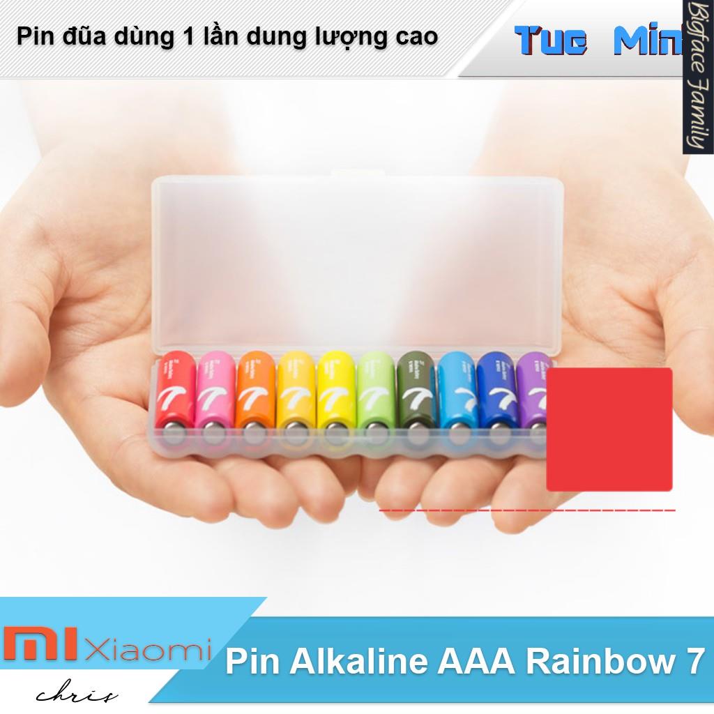 Pin AAA Alkaline Xiaomi Rainbow 7 - 1 vỉ 10 viên