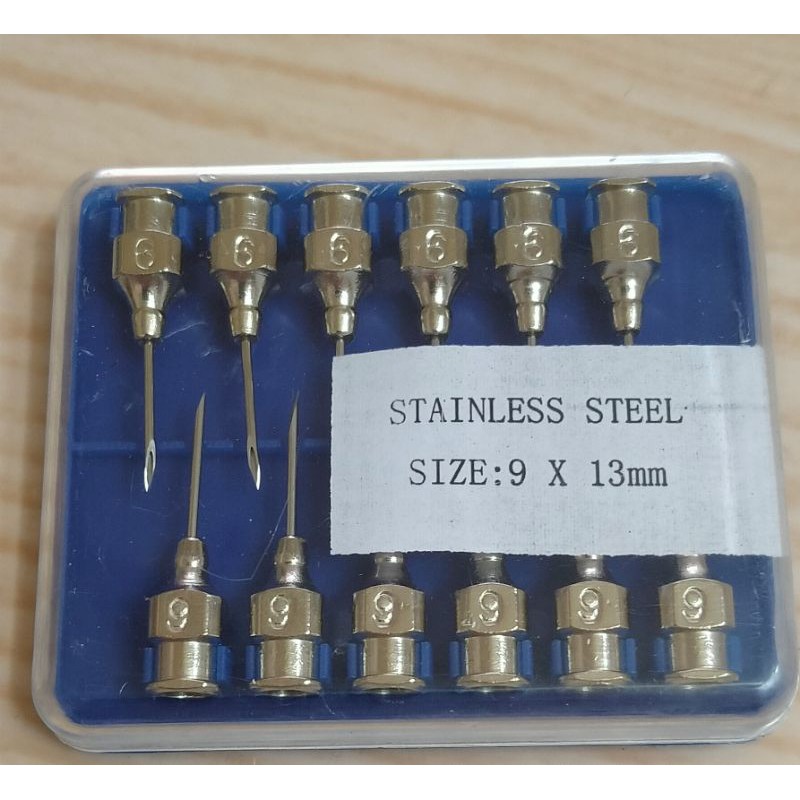 Ống tiêm kim loại 10ml - 20ml và vỉ 12 kim tiêm cho gia súc