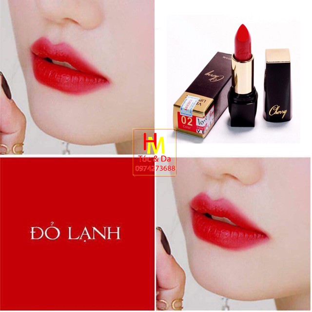 Son chery hàn quốc  - Son thiên nhiên an toàn cho bà bầu, kháng nước, nhiều dưỡng | Thế Giới Skin Care