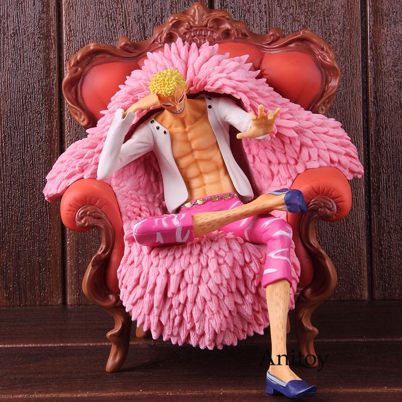 Mô hình nhân vật one piece đang ngồi trang trí sinh động bắt mắt