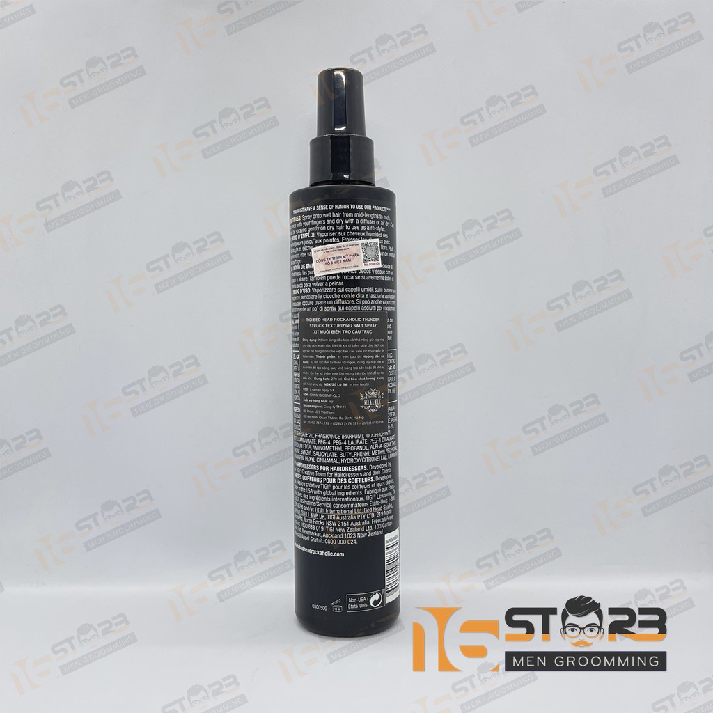 [Chính Hãng] Xịt Tạo Phồng Tigi Bed Head Rockaholic Thunder Struck 250ml | BigBuy360 - bigbuy360.vn