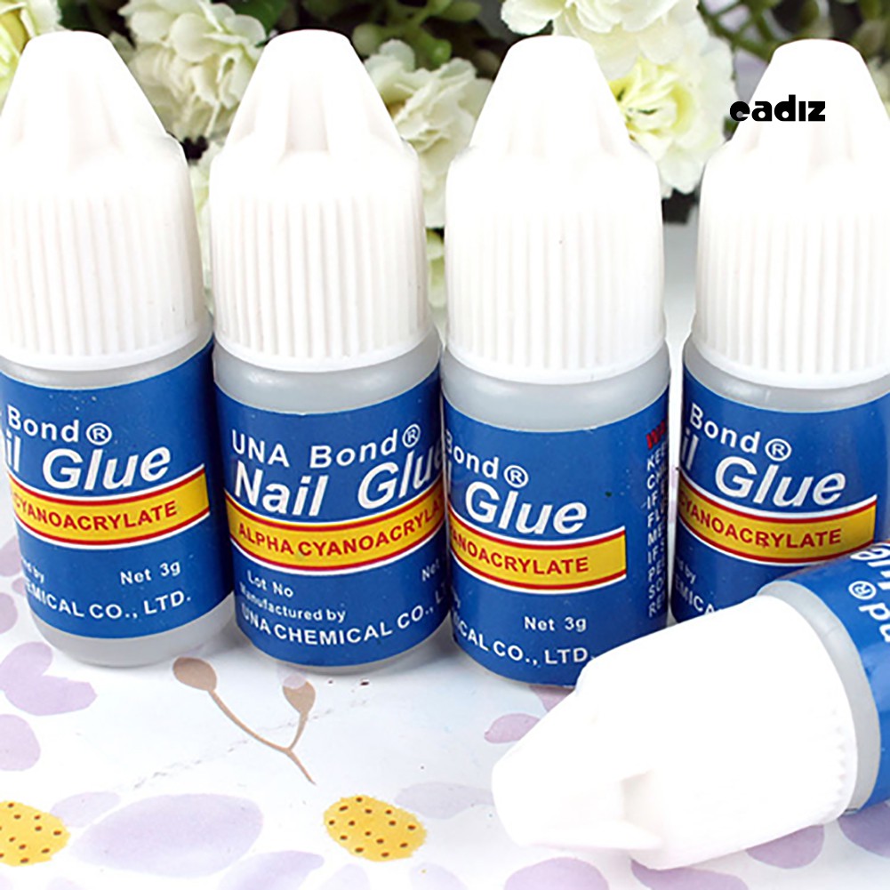 [Hàng mới về] Set 5 Lọ Keo Dán Trang Trí Móng Tay