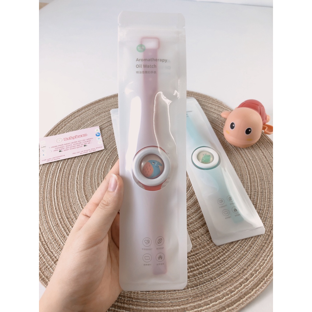 Đồng Hồ Tinh Dầu Đuổi Muỗi Cho Bé Kub Babibu - DHTD