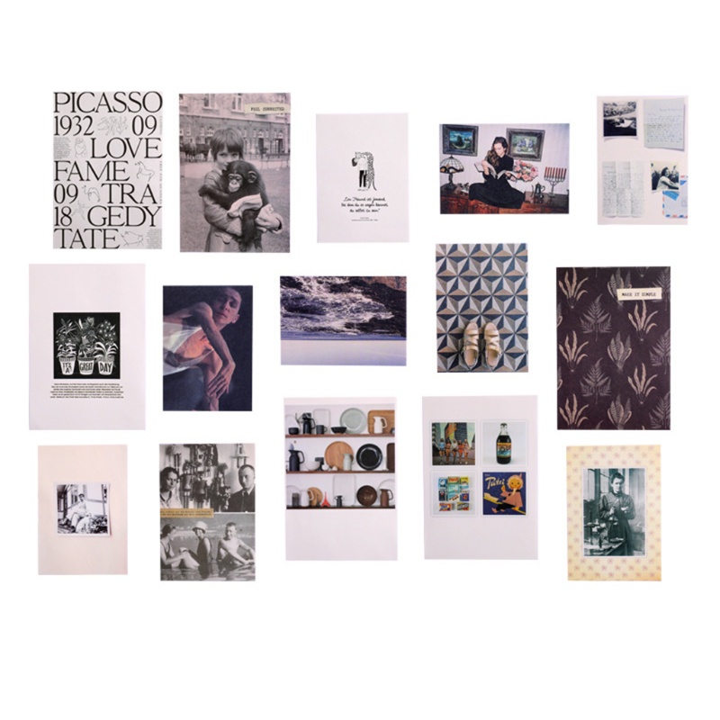 Tranh Treo Tường Hình Ngôi Làng / Quả Đào / Bãi Biển Phong Cách Boho Dành Cho Thanh Thiếu Niên