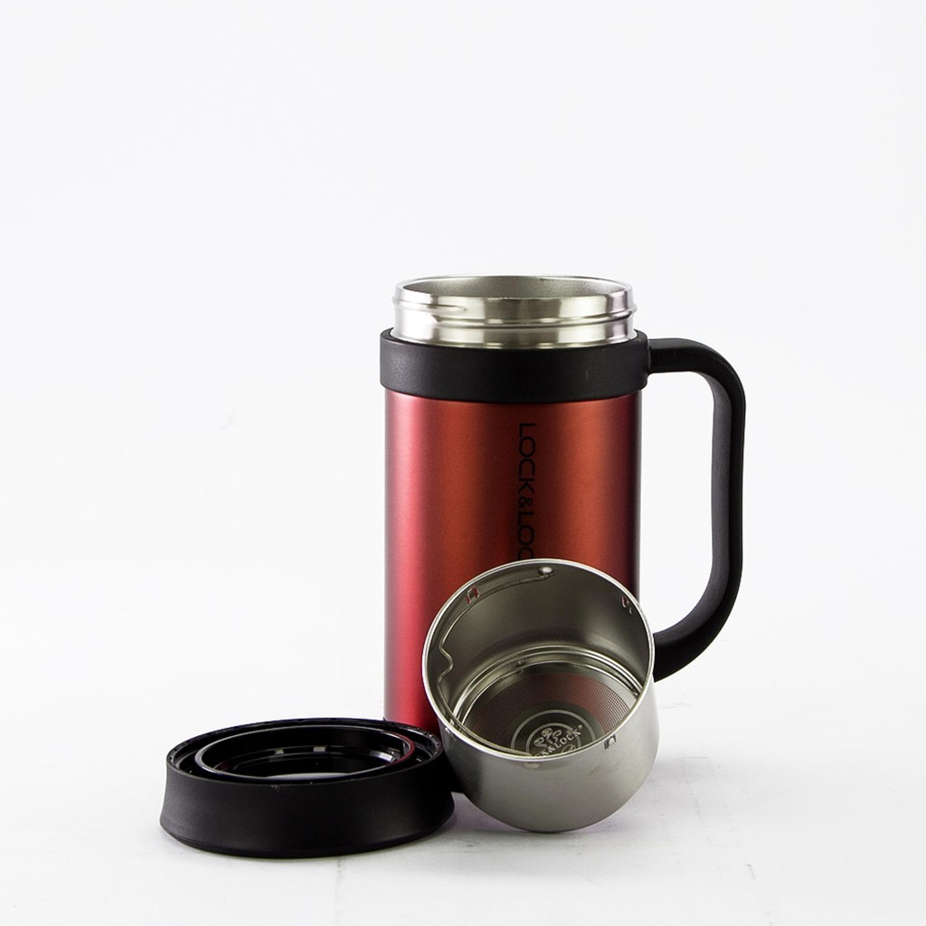 Ly giữ nhiệt Lock&Lock Filter Coffee Mug 400ml - Màu đỏ LHC4029R