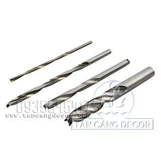 Mũi khoan sơ cua 2 tầng chuôi tròn 3x8x100 - a040047