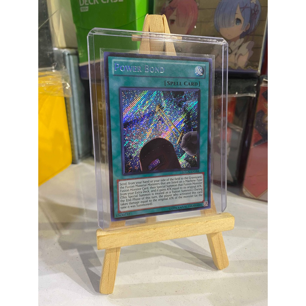 [ Dưa Hấu Yugioh ] Lá bài thẻ bài Power Bond – Secret Rare - Tặng bọc bài nhựa bảo quản